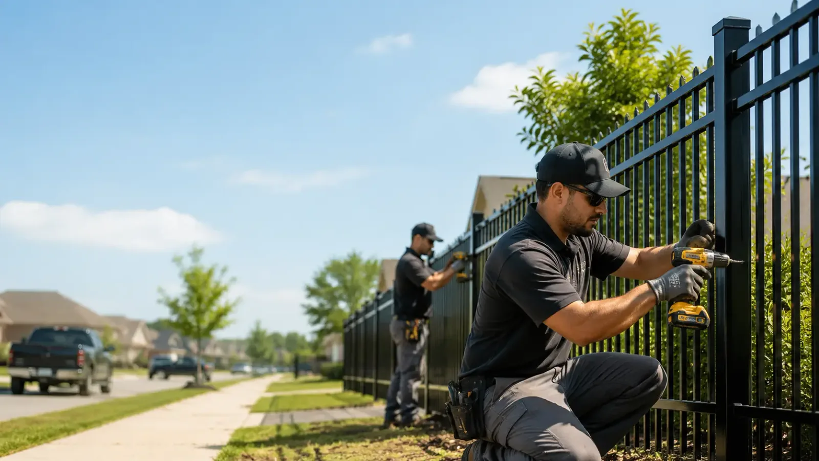 Metal Fence Installation in Burton, MI